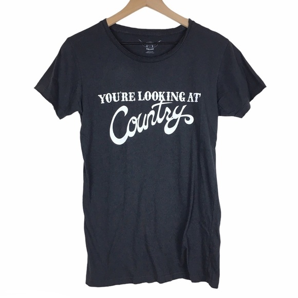 BANDIT BRAND T Shirt You’re Looking at Country Short Sleeve Graphic Size Large - Picture 1 of 9